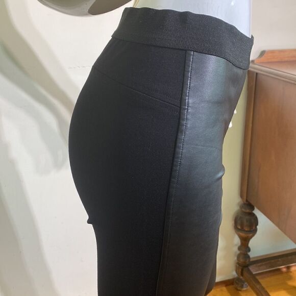 Sam Edelman Faux Leather & Knit Leggings - Picture 10 of 12